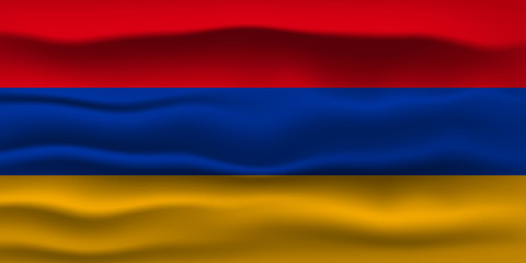 Vector illustration national flag of Armenia. Simply vector illustration eps10.