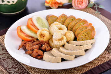 Hors d'oeuvres of northern Thailand.Thai food