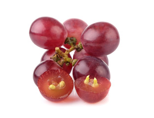grapes isolated on white background