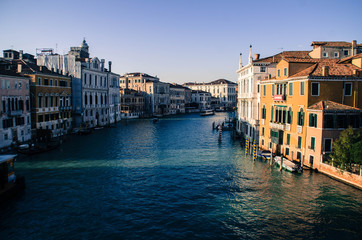 Fototapeta na wymiar The Grand canal of Venice, Italy