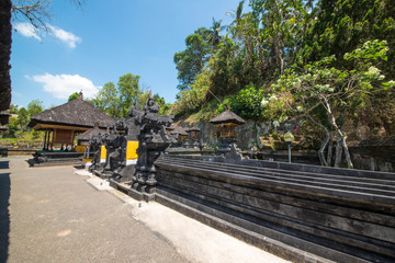 Fototapeta na wymiar A beautiful view of Goa Gajah temple in Bali, Indonesia.