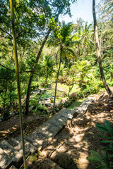 A beautiful view of Goa Gajah temple in Bali, Indonesia.
