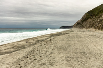beach in Niijima island Japan