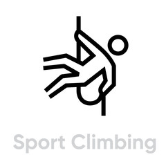 Sport Climbing icons