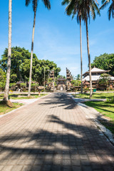 Obraz premium A beautiful view of hindu temple in Bali, Indonesia.