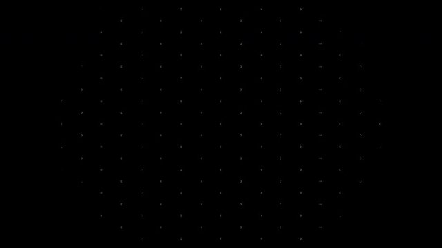 Seamless Art Deco animation of multiple round shapes. Loop gold background. 4k.