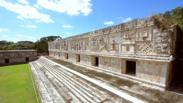 Uxmal, Yucatan:  Quadrangle of the Nuns of the archaeological zone of Uxmal