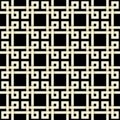 Paper cut seamless pattern in celtic knot style. Tileable vector background with 3D effect.