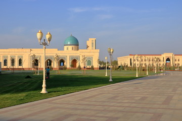 Naklejka premium Islam Research Center near the Imam al Bukhari Complex in Samarkand, Uzbekistan