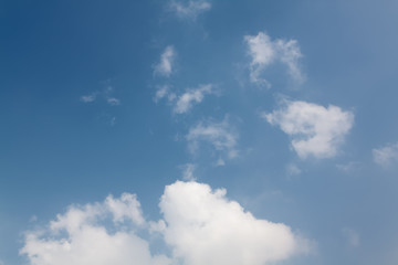 blue sky with clouds