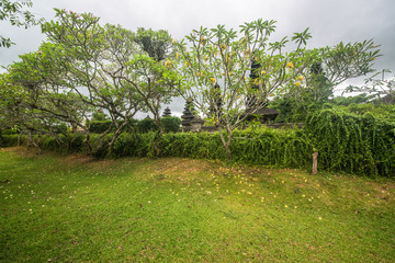 A beautiful view of hindu temple in Bali, Indonesia.