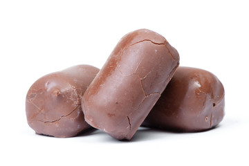 Group of chocolate glazed pastry