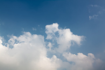 blue sky with clouds
