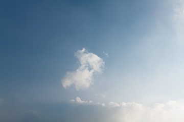 blue sky with clouds