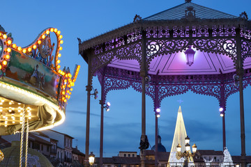 carousel at night