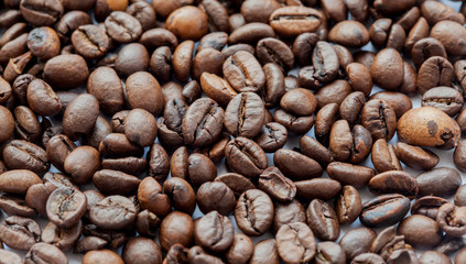 roasted coffee beans, can be used as a background