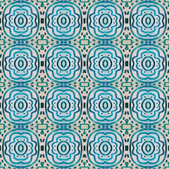 Collection of mediterranean inspired seamless backgrounds / textures