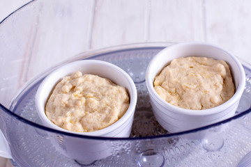 souffle of fish. Dinner or lunch for children