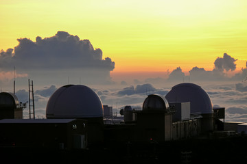 Fototapeta na wymiar USA, Hawaii, Maui - Haleakala - beautiful sunset on vulcano.