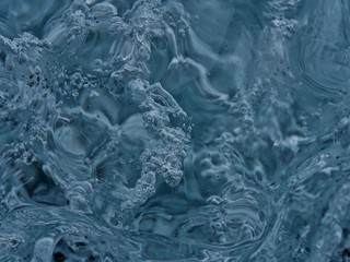 Bubbles in ice