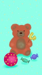 teddy bear with heart