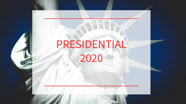 PRESIDENTIAL 2020 america Statue of Liberty title front page