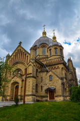 Fototapeta na wymiar Archangel Michael Church in Towste, Ternopil region, Ukraine