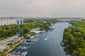 River with islands