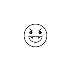 Set of outline emoticons, colorful emoji isolated on white background, vector illustration, smile icon set