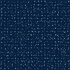 snow pattern on blue background
