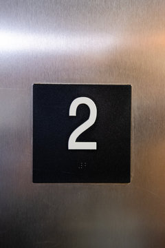 2nd Floor Elevator Sign