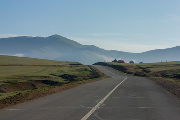 mongolie paysages de la steppe
