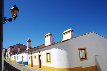 traditional street of alentejo region, Portugal