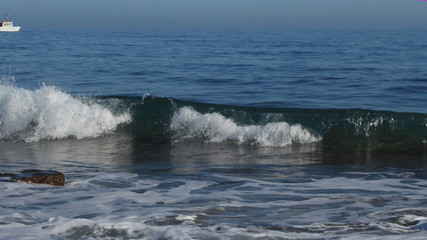 Fototapeta premium Meereslandschaft geeignet für Hintergrund und viel Text