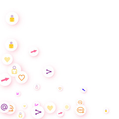 Social media marketing, Communication concept.