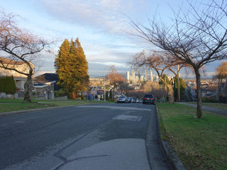 A view in East Vancouver, Canada 