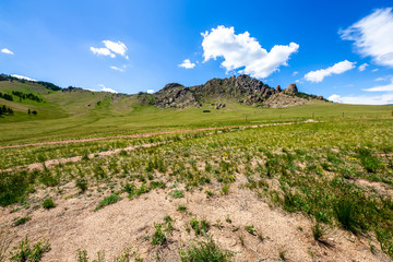 mongolie paysages de la steppe