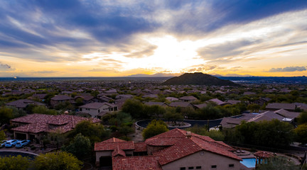 Fototapeta na wymiar Arizona sunset