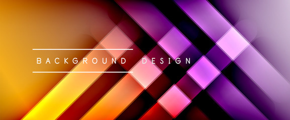 Dynamic trendy fluid color gradient abstract background with flowing wave lines. Vector Illustration