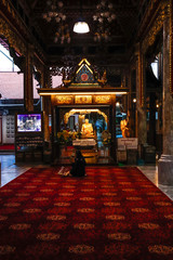Fototapeta na wymiar A beautiful view of Wat Paknam temple in Bangkok, Thailand.