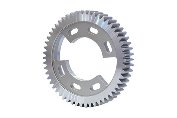 Industrial metal gear cog part, a cog made from metal material for use on machinery or vehicles,...