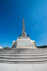 A beautiful view of Victory Monument in Bangkok, Thailand.