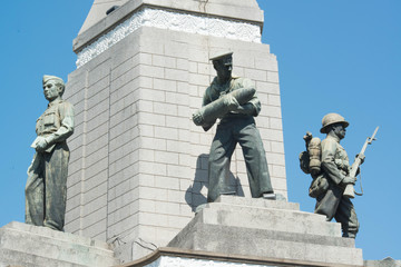 Obraz premium A beautiful view of Victory Monument in Bangkok, Thailand.