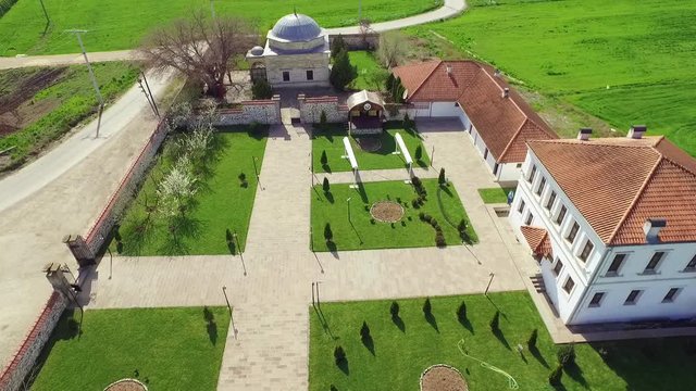 Aerial view of Turb of Sultan Murad, Kosovo