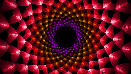 Dmt red paradise hallucinate trippy entities background	
