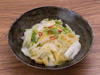 白菜のゆず漬け