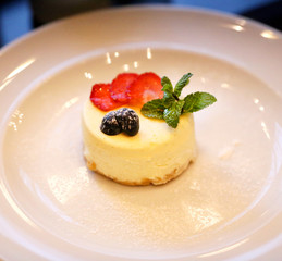 Photo macro lovely delicious cake