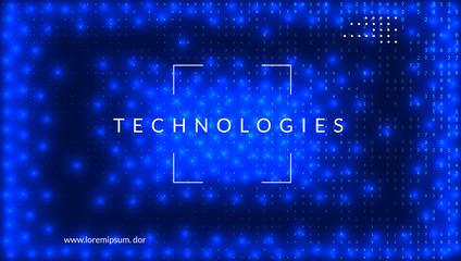 Obraz premium Big data background. Digital technology abstract concept. Artificial intelligence and deep learning. Tech visual for screen template. Modern big data background.