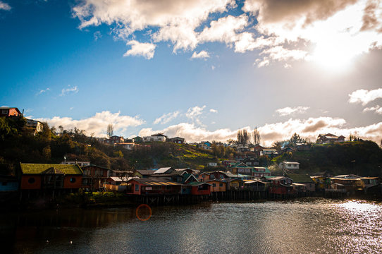 Village over water