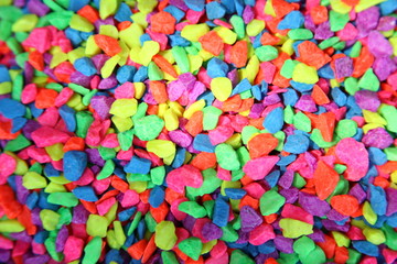 Fototapeta na wymiar Close up colorful stones background